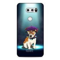 LG K40S Kılıf FunnyMaX (5) Koruma Kabı Yeşil Köpek