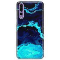 Huawei P20 Pro Kılıf Premium Mermer Arka Kapak Koruma Desenli Full Koruyucu