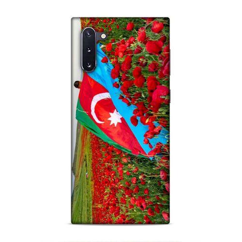 Samsung Galaxy Note 10 Uyumlu Kılıf Azarbaijan (8) Baskılı Kılıf Azərbaycan Lale
