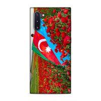 Samsung Galaxy Note 10 Uyumlu Kılıf Azarbaijan (8) Baskılı Kılıf Azərbaycan Lale