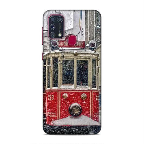 Samsung Galaxy M31 Kılıf Taksim Tramvay Karli Arka Kapak Silikon Koruma Full Koruyucu
