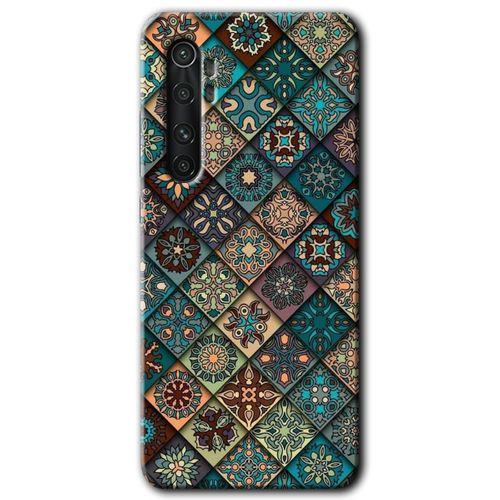 Xiaomi Mi Note 10 Lite HD Baskılı Kılıf + 9D Tam Ekran Koruyucu - Mandala Desen