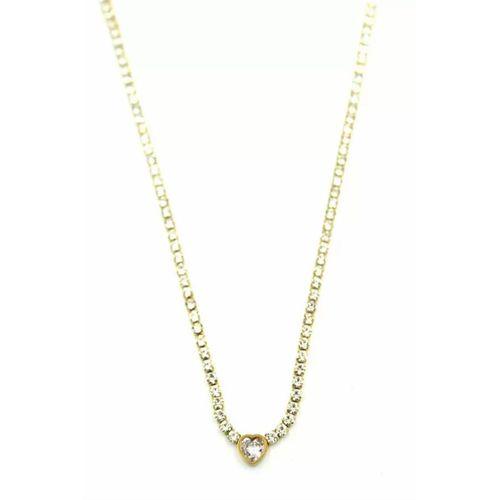 Su Yolu Kalp Kolye - Altın