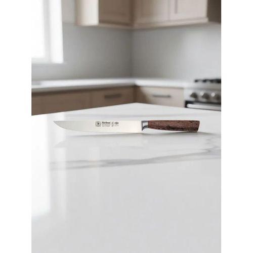 Sürbisa Sürmene 61301 Sıcak Dövme Mutfak Bıçağı Zeytin Saplı Ahşap 21 Cm