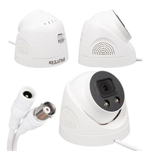 Plato PL-25273 2 MP Color Vu 3.6 Mm 2 Atom Led Plastik Kasa AHD Dome Kamera