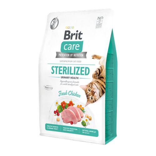 Brit Care İdrar Yolu Problemi Olan Kısırlaştırılmış Kediler İçin, Tahılsız, Hipoalerjenik, Taze Tavuk Etli Kuru Mama 2 kg