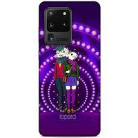 Samsung Galaxy S20 Ultra Kılıf FunnyMaX (33) Hybrid Kılıf Mor Tavşan