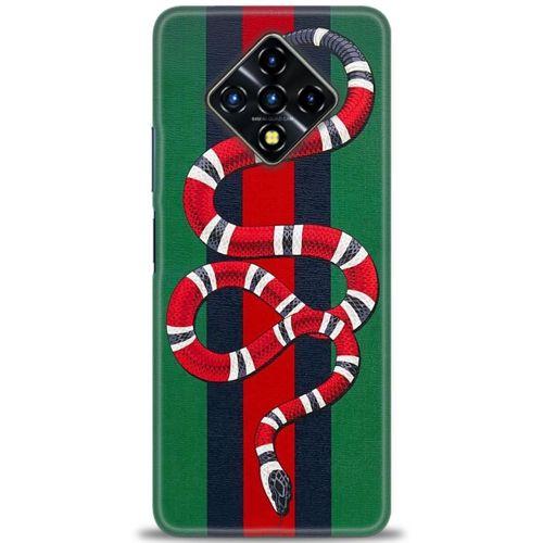 Infinix Zero 8 Kılıf HD Baskılı Kılıf - Yılan + Tam Ekran Koruyucu