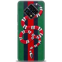 Infinix Zero 8 Kılıf HD Baskılı Kılıf - Yılan + Tam Ekran Koruyucu