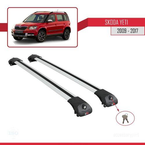 Skoda Yeti 2009-2017 Arası ile uyumlu ACE-1 Ara Atkı Tavan Barı GRİ