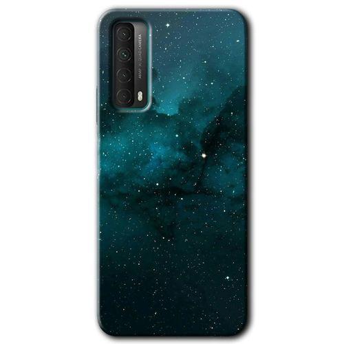 Huawei P Smart 2021 Kılıf Baskılı Kapak - Yıldızlararası + 5D Tam Kaplayan Cam