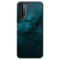 Huawei P Smart 2021 Kılıf Baskılı Kapak - Yıldızlararası + 5D Tam Kaplayan Cam