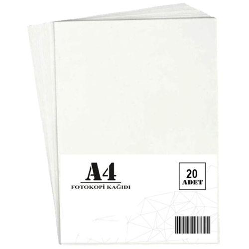 Copier Bond Fotokopi Kağıdı A4 80gr Poşetli Çizgisiz Kağıt 20 li - 3 paket