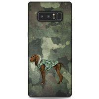 Samsung Galaxy Note 8 Kılıf Köpek Kıyafetleri (49) Ultra Silikon Kılıf Kamuflaj Mont