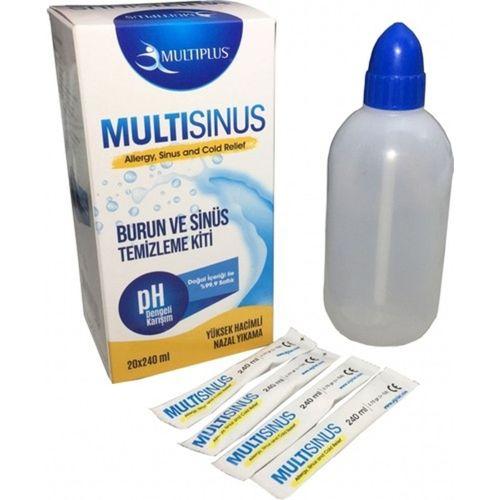 Multisinüs Burun Ve Sinüs Temizleme Kiti 20X240 ml 20 Adet Solüsyonlu