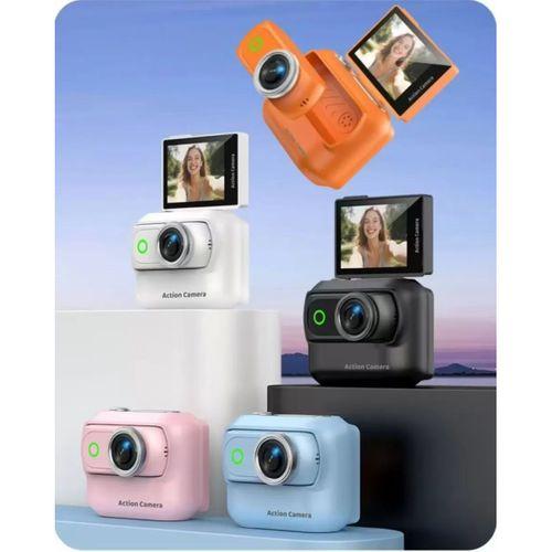 1080p Dijital Video Kamera (32gb) Kart Dijital Vlog Fotoğraf Makinesi Türkçe  Mavi