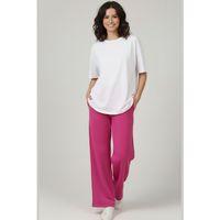 Kadın İki İplik Rahat Kalıp Yüksek Bel Geniş Paça Pantolon SPR26EAK988