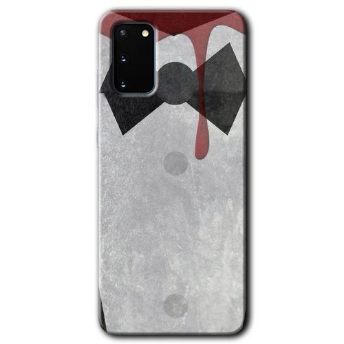 MRCİLETİSİM MRCİLETİSİM Samsung Galaxy S20 Kılıf HD Desen Baskılı Arka Kapak + Temperli Cam - Gentleman Blood