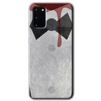 MRCİLETİSİM MRCİLETİSİM Samsung Galaxy S20 Kılıf HD Desen Baskılı Arka Kapak + Temperli Cam - Gentleman Blood