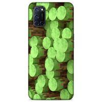 Lopard Oppo A92 Uyumlu Kılıf PiXel (8) Baskılı Kılıf Yeşiller