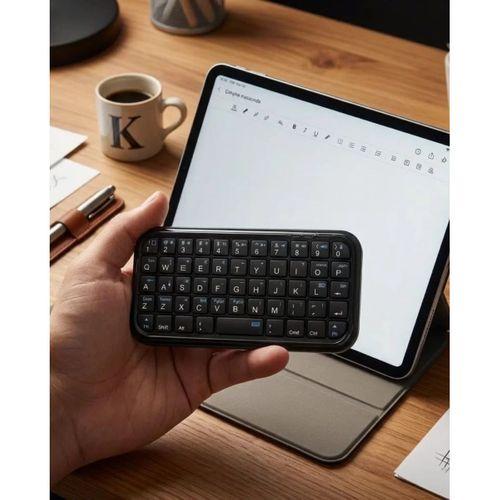 Mini Bluetooth Klavye Kablosuz Taşınabilir Cep Boyutu Klavye