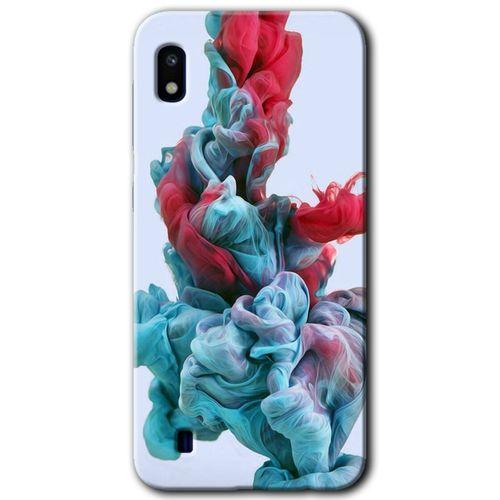 Samsung Galaxy A10 Kılıf Baskılı Kapak - Renkli Karışım +Tam Ekran Koruyucu