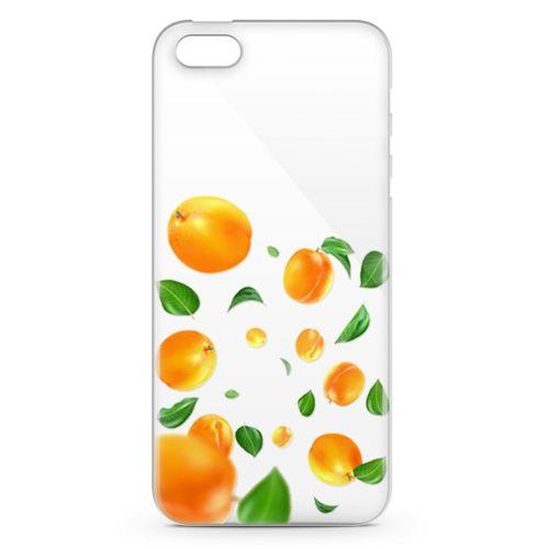 Apple iPhone 5 Kılıf Kayısılar Arka Kapak Koruma Desenli Full Koruyucu