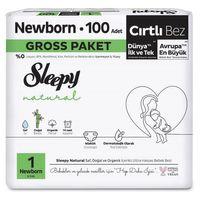 Çocuk Sleepy Natural Bebek Bezi Gross Paket 1 Beden 2-5 Kg 100 Adet
