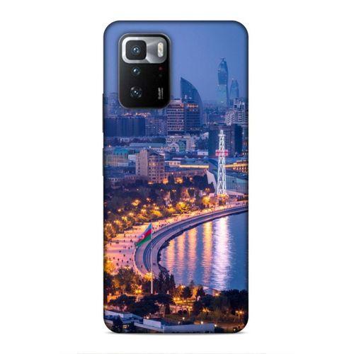 Xiaomi Poco X3 GT Uyumlu Kılıf Azarbaijan (29) Arka Koruma Kılıfı Akşam Şehir