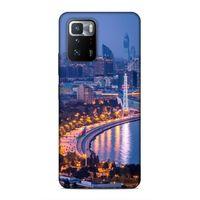 Xiaomi Poco X3 GT Uyumlu Kılıf Azarbaijan (29) Arka Koruma Kılıfı Akşam Şehir