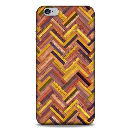 Lopard Apple Iphone 6 Plus Uyumlu Kılıf Wood'X (39) Liquid Crystal Kılıf Baskılı