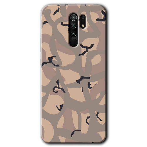 Redmi 9 Kılıf HD Desen Baskılı Arka Kapak - Kamuflaj 6