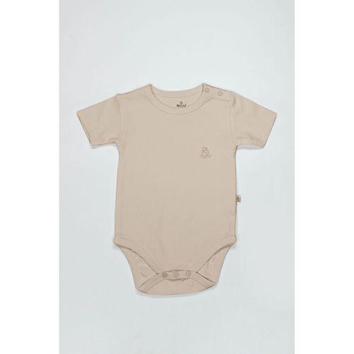 Bistyle Bistyle Organik Natural Basic Style Yarım Kol Body BS17103 Bej