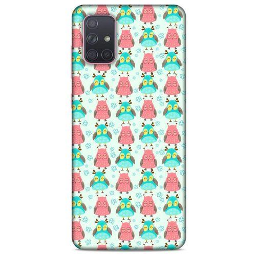 Baykuşlar (50) Desenli Silikon Kapak Telefon Kabı Samsung Galaxy A71 Kılıf