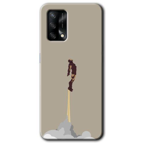 OPPO Oppo A74 Kılıf HD Desen Baskılı Arka Kapak - İronman-Airport