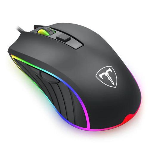 T-DAGGER T-TGM115 ZEPHYR, Cool Backlight, USB Kablolu, 7200DPI, Gaming Mouse