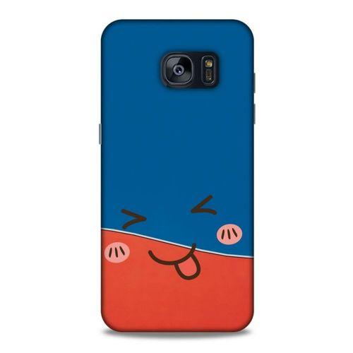 Emojix (43) Samsung Galaxy S7 Edge Kılıf Silikon Kapak Desenli