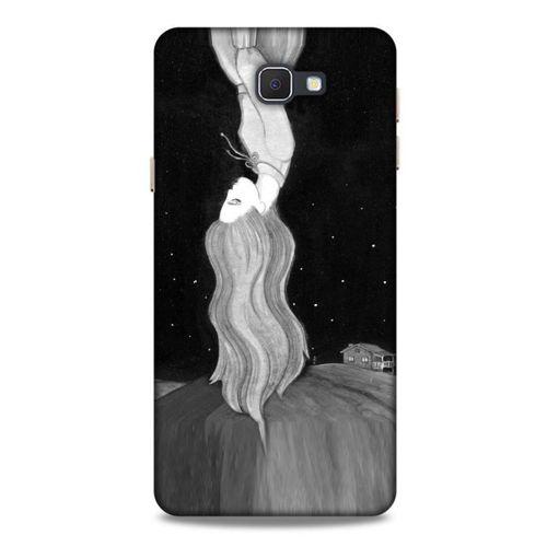 Samsung Galaxy J7 Prime Kılıf Depresyon (24) Darbe Emici Kılıf Kahve Sarı