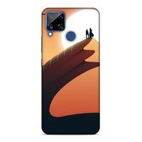 Realme C15 Uyumlu Kılıf Utopia (7) Telefon Kılıfı Bordo Mavi