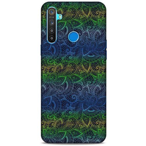 Oppo Realme 5i Kılıf Desenli Özel Seri Tüyler (44) Tough Armor Kılıf