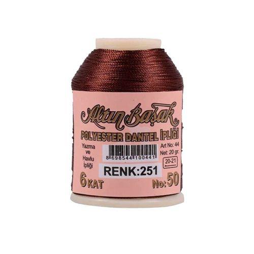 3 Adet Altınbaşak Oya ve Dantel İpi 20 gr - Royaleks - No: 251 - 440 - 455