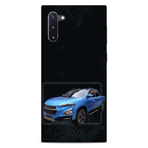 Lopard Samsung Galaxy Note 10 Uyumlu Kılıf PickUpX (21) Koruyucu Kapak Parliement Mavi