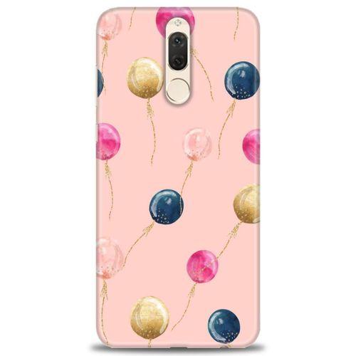 Huawei Mate 10 Lite Kılıf HD Baskılı Kılıf - Uçan Balonlar + Tam Ekran Koruyucu