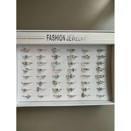 48'li Taşlı Yüzük - Altın