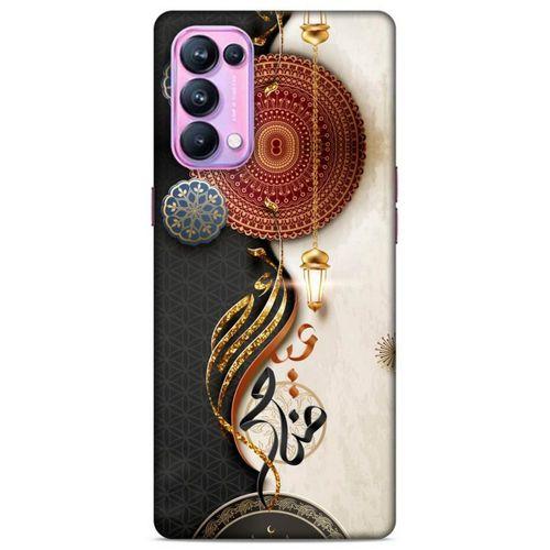 Lopard Oppo Reno 5 Pro 5G Uyumlu Kılıf Ramazan (40) Desenli Fit Silikon Kılıf