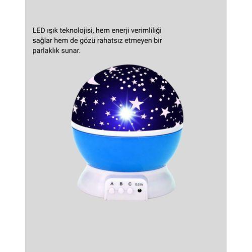 Çocuk Gece Lambası 6 Modlu Renkli Led Enerji Tasarruflu Masal Işığı