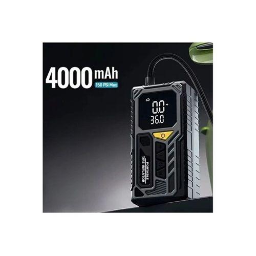4000mah Hava Kompresörü Powerbank Özellikli Kompresör Araba Bisiklet Top Lastik Şişirme Pompası