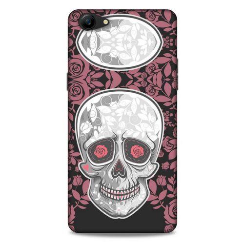 Oppo A79 Uyumlu Kılıf Pembe Delisi (36) Glitter Kılıf Kurukafa