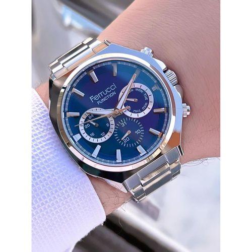 Ferrucci 2 Yıl Garantili Çelik Kordon İç Kadran Özellikleri Aktif 3 Atm Erkek Kol Saati EF.03319.2