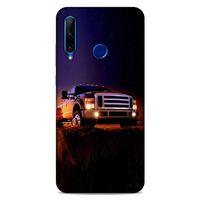 Lopard Huawei Honor 20 Lite Uyumlu Kılıf PickUpX (31) TPU Kılıf Siyah Gün Batımı